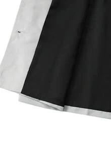 Manfinity CasualCool Áo khoác nam màu trơn đa năng thường ngày đi làm, mùa thu - Màu Xám nhạt - Xem 7