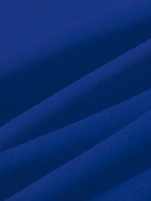 2 件套男婴休闲简约字母图案印花圆领运动衫和慢跑裤套装婴儿运动服 MILANO 运动衫套装 - 寶藍色 - 查看 7