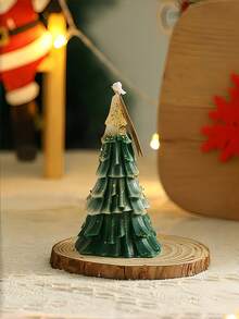 Cirelle Candle In The Shape Of A Christmas Tree, A Realistic Imitation Of A Small Christmas Tree, An Excellent Christmas Gift, A Decoration For Christmas Dinner Party - Christmas candles - View 9