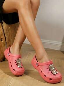 Men Clogs - Hot Pink - View 3