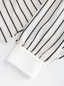 GlowEve Áo sơ mi sọc dài tay màu mơ thanh lịch, kiểu Pháp, thời trang đi làm hàng ngày, cổ điển, đa năng, ngày lễ, công sở, thu/đông - Nhiều màu - Xem 7