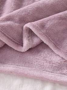 Girls' Purple Plaid Fleece Long Sleeve Top And Pants Comfortable Pajama Set - Mauve Purple - View 3