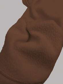 EMERY ROSE 女式松紧腰抽绳保暖内衬宽松裤 - 鏽棕色 - 查看 7