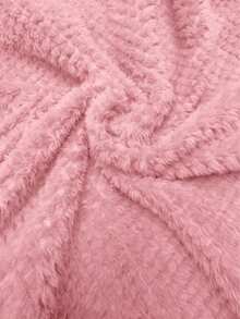 GlowEve 2025 高端小众毛绒保暖内衬卫衣，秋冬季，圣诞节 - 淺粉色 - 查看 6