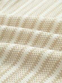 Manfinity Homme Men's Striped Short Sleeve Casual Commuter Polo Shirt - Yellow - View 4