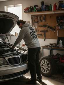 Plus Size Men Loungewear Tops - 淺灰色 - 查看 2