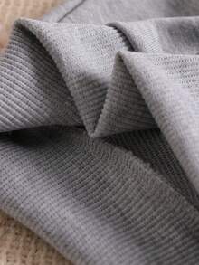 SHEIN Boys' Casual Long Sleeve Sweatshirt And Graphic Print Pants Set, Autumn