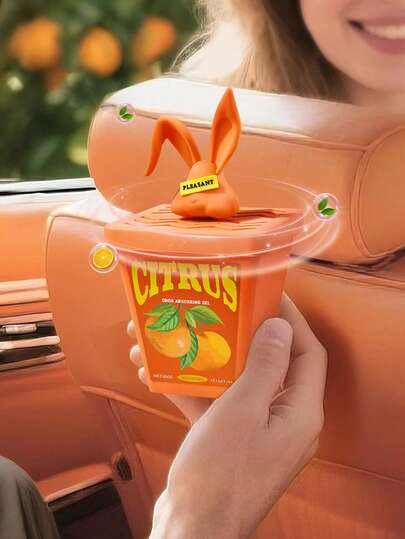 Zazumi 1 件美式卡通车载固体空气清新剂，新款汽车固体香膏，用于去除车内异味，汽车装饰摆件，圣诞节，情人节