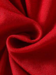 SHEIN 圣诞节圣诞快乐服装女孩休闲时尚创意卡通可爱驯鹿蝴蝶结卡通图案印花基本款短袖T恤 - 黑色 - 查看 3