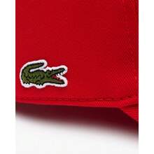 Lacoste Cotton Unisex Twill Cap Red - Rouge - View 4