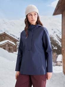 In My Nature Women's Hooded Zip-Up Outdoor Raincoat Jacket Waterproof Jacket Women Hike Clothes Women