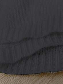 Elenzga Plus Size Casual Loose Fit Long Sleeve Cardigans, Versatile For Everyday Wear - Dark Grey - View 6