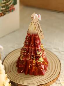 Cirelle Candle In The Shape Of A Christmas Tree, A Realistic Imitation Of A Small Christmas Tree, An Excellent Christmas Gift, A Decoration For Christmas Dinner Party - Christmas candles - View 5