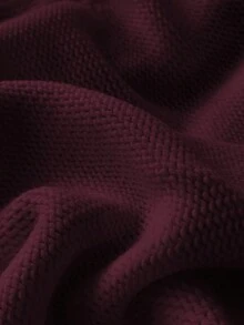 Elamini Women's Fashion Casual Bow Sleeveless Sweater Vest - Burgundy - View 5