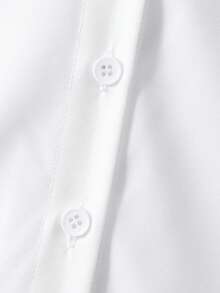 Sparklyn Camicia elegante da principessa per ragazze con colletto arricciato ricamato, maniche lunghe, abbottonatura frontale, adatta per scuola, vacanza, viaggio, festa di compleanno, primavera/autunno - Bianco - Visualizzare 3