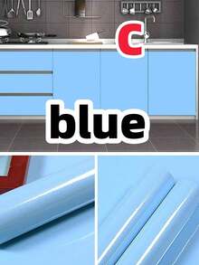 1 卷自粘式家具翻新防水加厚彩绘壁纸，珍珠光，适用于厨房橱柜、衣柜、纯色 PVC 壁纸剥离和粘贴壁纸