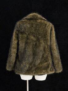 Sunspun 休闲宽松短款夹克 - 駝色 - 查看 2