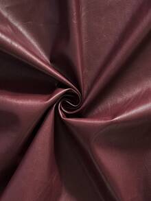 Firerie Plus Size Solid Color Zip-Up Casual Versatile Long Sleeve Jacket Autumn Winter Clothes For Women Red - Burgundy - View 7