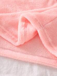 2pcs/Set Soft & Comfortable Girls Pajama Set, Including Long Sleeve Top And Plaid Pants - Multicolor - View 3