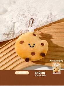 Joivida Cute Bread Plush Charm Set & Donut Keychain W/Strap - Kawaii Food Stuffed Toy Gift For Bag Backpack Purse Decor - Multicolor - View 11