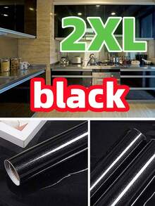 1 卷自粘式家具翻新防水加厚彩绘壁纸，珍珠光，适用于厨房橱柜、衣柜、纯色 PVC 壁纸剥离和粘贴壁纸