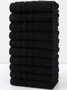 SHEIN 1/10pcs Thick, Absorbent, And Lint-Free Hand/Face Towels, 500GSM, Ideal For Bathroom Use, Adults, Salons, Hotels, Gyms, Spas Home Bathroom Decor Fall Decor Back To School Dish Cloths Kitchen Towel