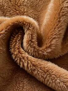 Franclia 新款秋冬毛领保暖内衬复古翻领女式休闲夹克