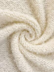 SHEIN Frenchy Cardigan tricoté en forme de cœur pour femmes grandes tailles, manteau pull élégant à la française pour l'automne/hiver