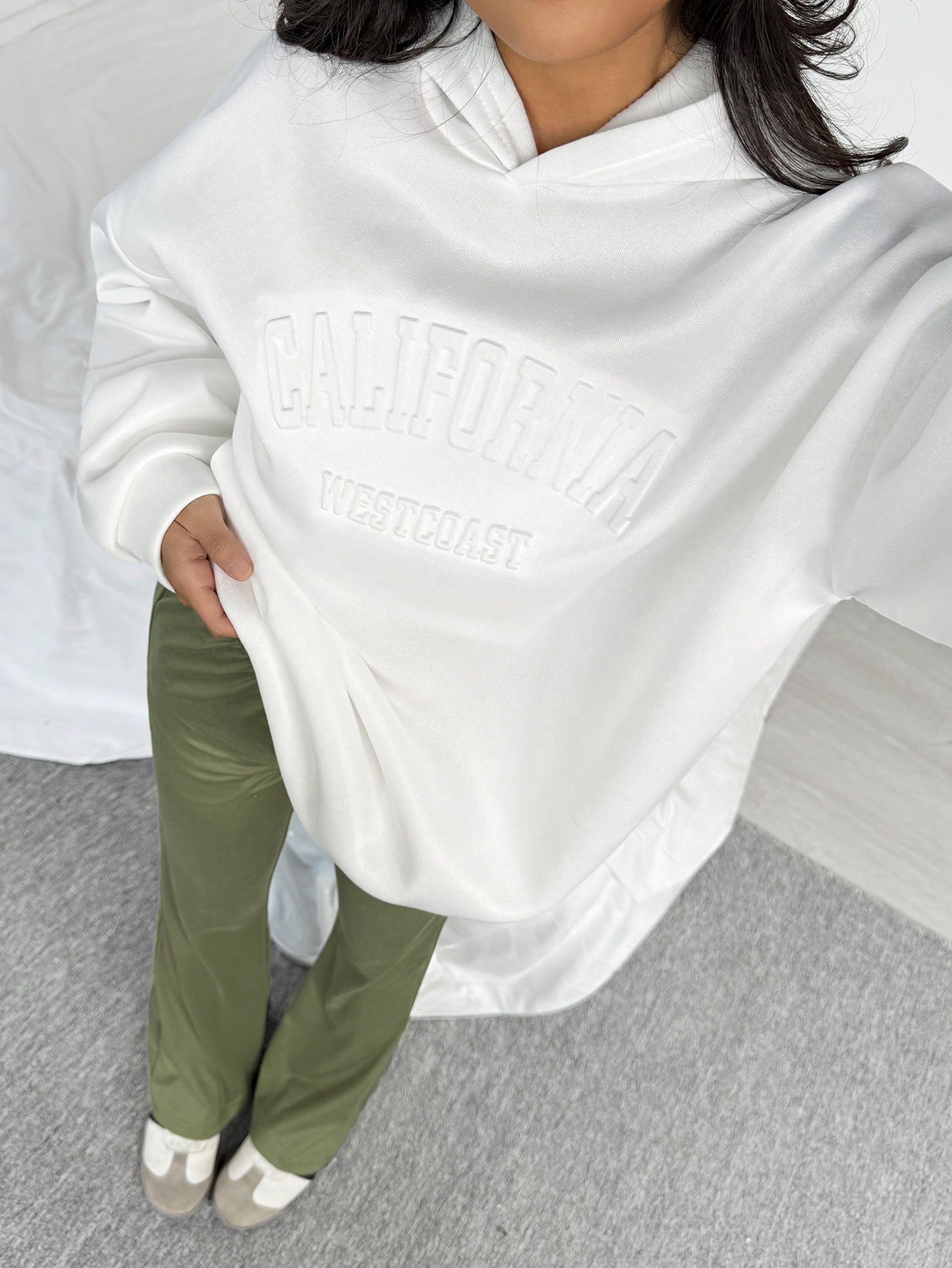 مجموعة بنطلون وهوديي مطبوع بأسماء المدن 3D للمراهق...