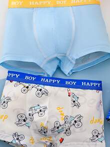 FamilyFrolics 9 قطعة/عبوة سراويل داخلية مريحة للأولاد بنمط كرتوني وحرفي جميل