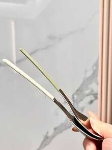 Joivida 3件/6件装不锈钢勺子，锭形勺，小饭勺，加深勺，餐具，韩式汤匙，圣诞节，情人节 - 彩色 - 查看 8