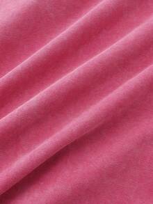 ROMWE MEN Street Life 男士做旧贴花刺绣运动衫 运动衫，街头服饰