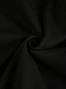 INAWLY 女士休闲宽松印花落肩长袖卫衣 - 黑色 - 查看 3