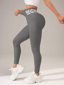 Velisys Velisys Sport Studio 女式高腰无缝修身紧身裤 - 弹性柔软透气四向弹力紧身裤，适合跑步、骑行、瑜伽、泡菜球运动、休闲 - 彩色 - 查看 8