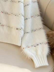 GlowEve 女士时尚简约V领针织开衫，秋冬