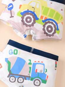 FamilyFrolics 7 قطع/عبوة سراويل داخلية للأولاد بطبعات كرتونية جميلة وألوان متباينة