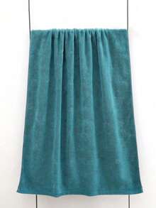 QIBHI 1/2/3PCS Towel Set: Ultra Soft & Highly Absorbent Bath, Hand, And Face Towels In Solid Colors. Perfect For Bathroom, Pool, Gym, Travel, And Home Salon Use. Ideal For Back To School Essentials, Spa Quality, Quick-Dry & Lightweight. Great As Guest Towels, Beach Towel, Fitness Towel. Bleach-Friendly For Everyday Luxury - Lake Blue - View 9