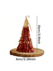 Cirelle Candle In The Shape Of A Christmas Tree, A Realistic Imitation Of A Small Christmas Tree, An Excellent Christmas Gift, A Decoration For Christmas Dinner Party - Christmas candles - View 2