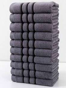 SHEIN 1/10pcs Thick, Absorbent, And Lint-Free Hand/Face Towels, 500GSM, Ideal For Bathroom Use, Adults, Salons, Hotels, Gyms, Spas Home Bathroom Decor Fall Decor Back To School Dish Cloths Kitchen Towel