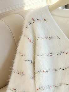 GlowEve 女士时尚简约V领针织开衫，秋冬