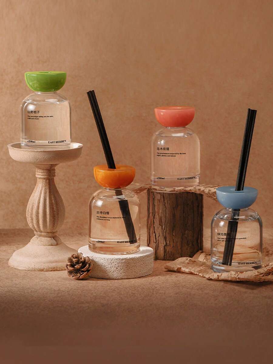 Joivida 1件装非明火香薰：优质家用香氛，适用于室内和浴室，持久留香（理想的礼物之选），圣诞节、情人节佳品 - 彩色 - 查看 1