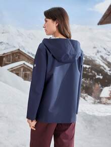 In My Nature Women's Hooded Zip-Up Outdoor Raincoat Jacket Waterproof Jacket Women Hike Clothes Women