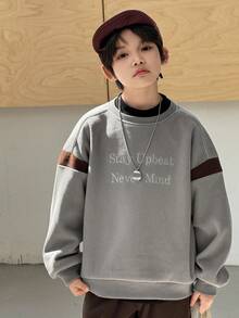 DAZY Tween Boys' Sweatshirt Set, Fall - Grey - View 5