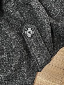 SHEIN Maternity Casual Loose Jacket For Everyday Wear, Autumn