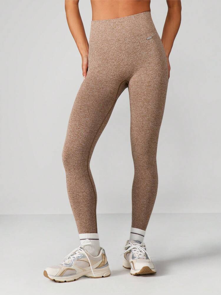 MISSGUIDED Hochtaillierte gerippte Leggings mit Reißverschlusstasche für Training, Yoga, nahtlose Sportbekleidung