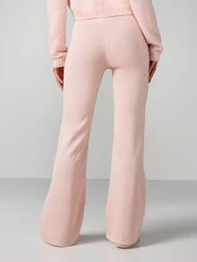 MISSGUIDED Comfortable High Waisted Flared Leggings For Lounge And Casual Wear - Pink - View 2