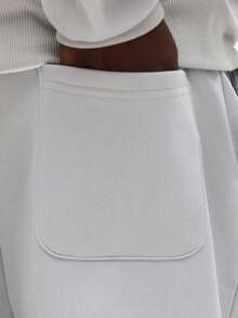 SUMWON Regular Men's Oversized Hooded Sweatsuit Co-Ord Set Fleece Hoodie Sweatpants Tracksuit Winter Loungewear - Grey - View 8