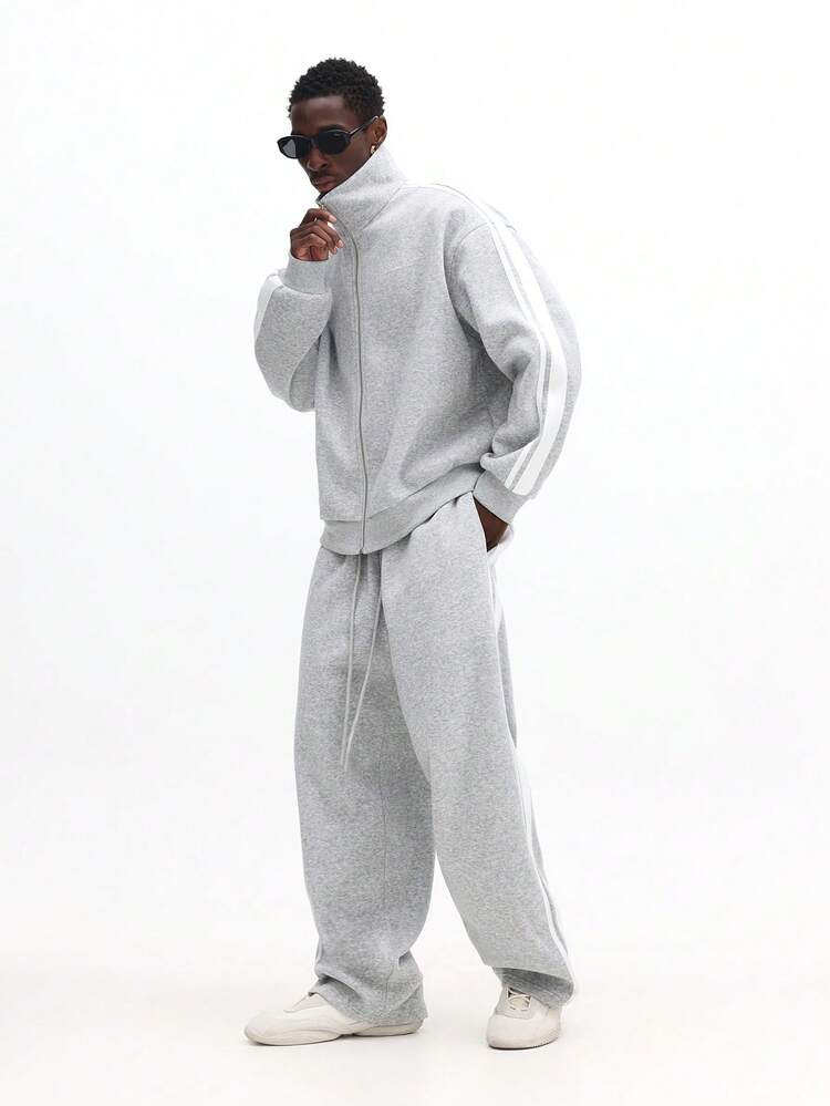 Full Zip Track Jacket With Matching Sweatpants