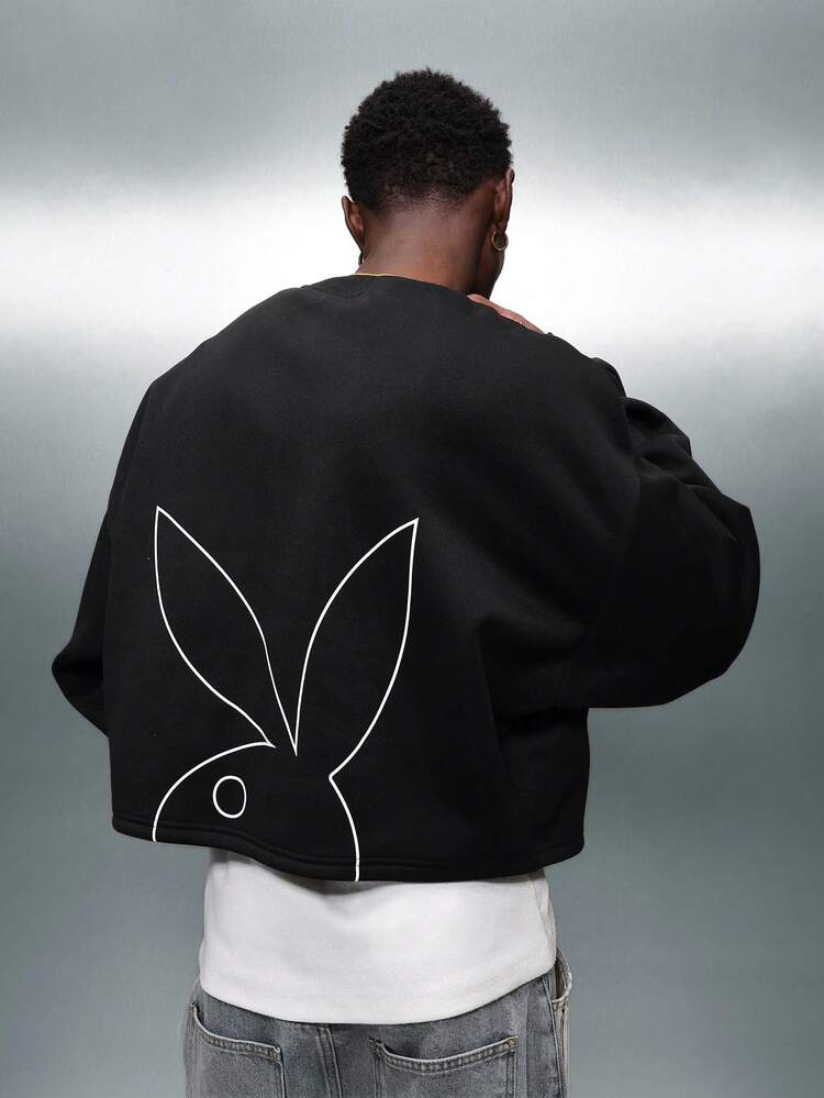 PLAYBOY X SUMWON Crew Neck Sweatshirt With Rabbit Logo