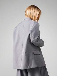 MISSGUIDED Diamante Blazer With Sparkly Details And Matching Wide Leg Trousers For Office Business Professional